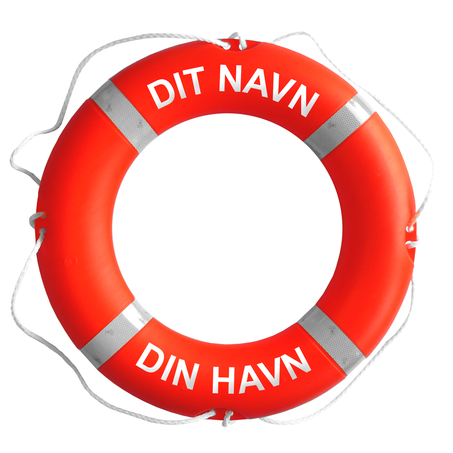 SOLAS redningskrans med egen tekst