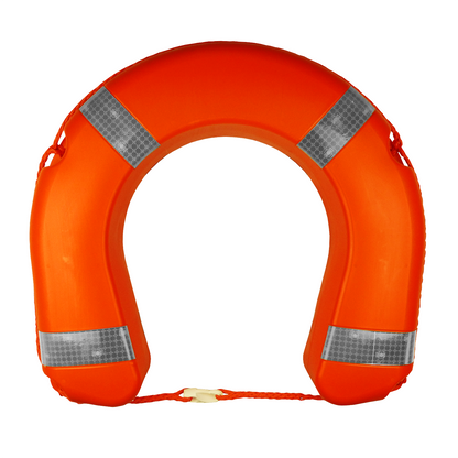 Hesteskokrans orange med refleksbånd