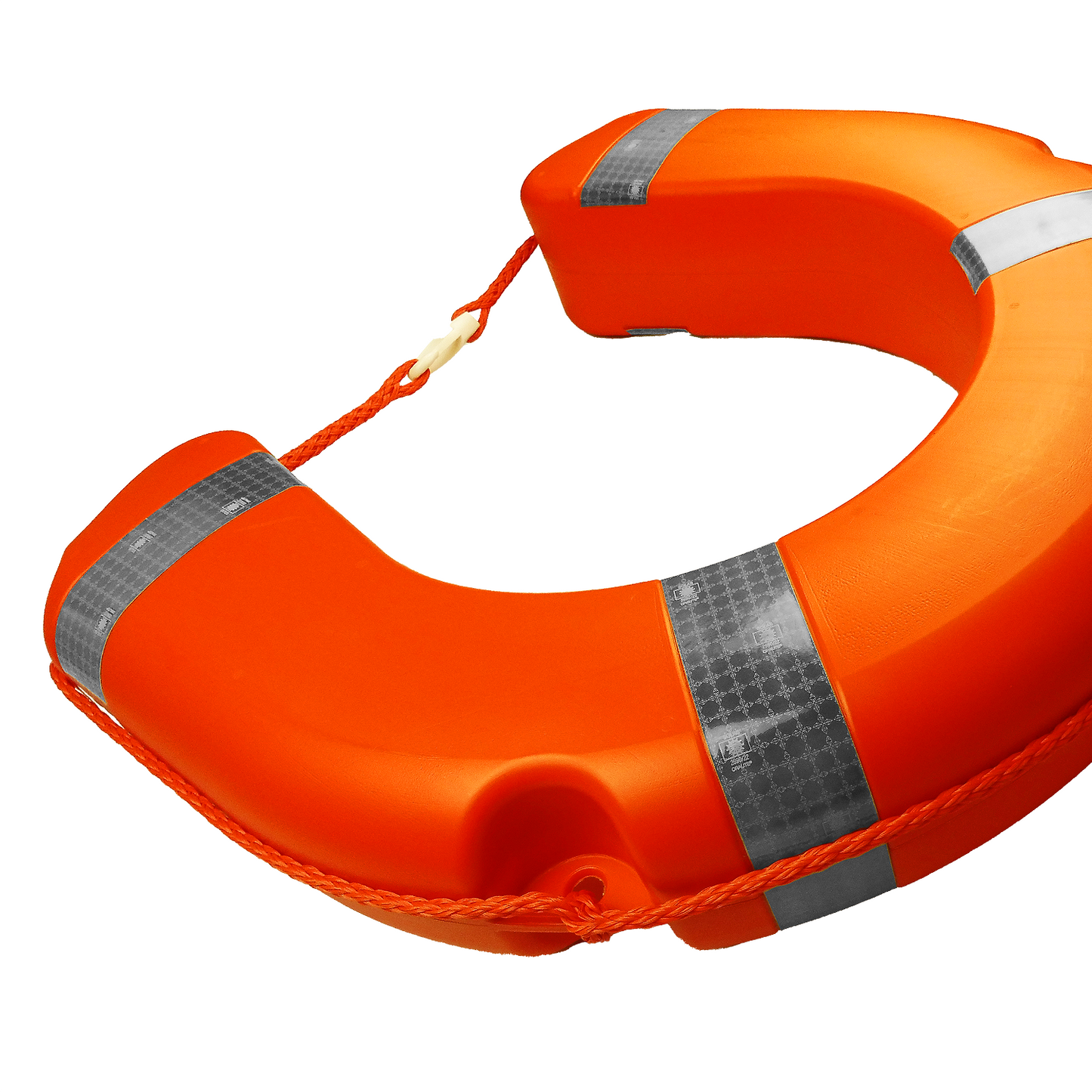 Hesteskokrans orange med refleksbånd