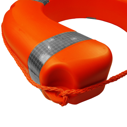 Hesteskokrans orange med refleksbånd