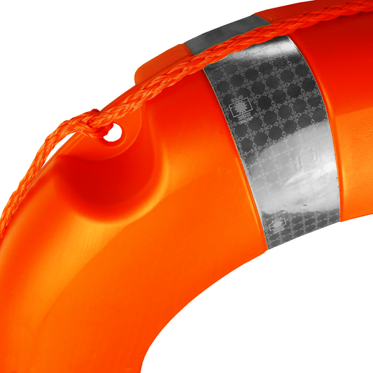 Hesteskokrans orange med refleksbånd