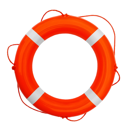 Majoni redningskrans orange/ hvid